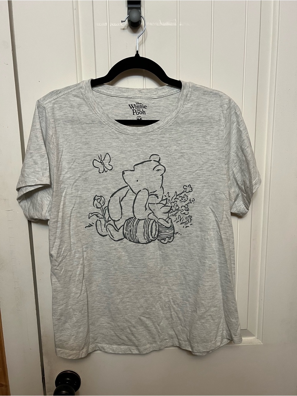 Winnie the Pooh Graphic Tee - Light Heather Gray